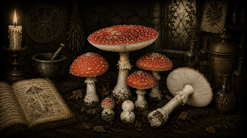 amanita significato e proprietà magiche ed esoteriche (2)