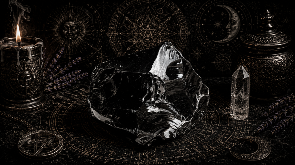 ossidiana- significato e proprietà magiche e esoteriche