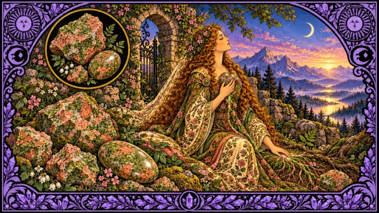 Unakite: significato e proprietà magiche