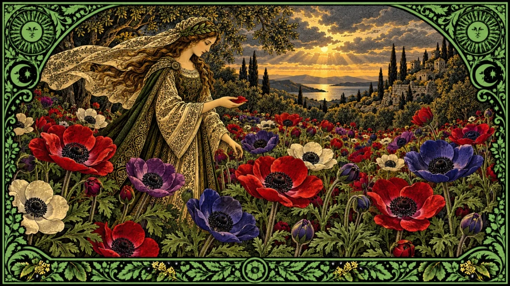 Anemoni al vento al crepuscolo (1)