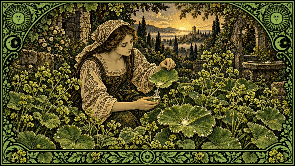 Rugiada sacra dell’Alchemilla